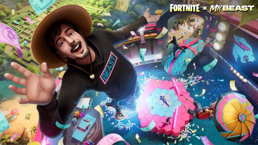 MrBeast desafío Fortninte