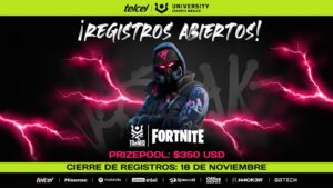 UNIVERSITY Esports abre su registro de su torneo de Fortnite.