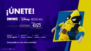 Disney x Fortnite transmisión d23