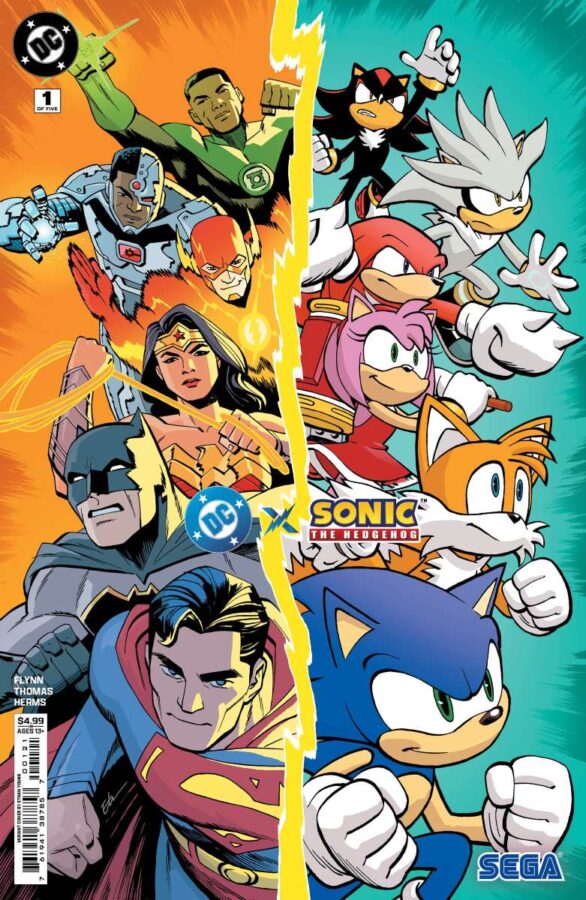 DC y SEGA Llega el cómic crossover DC x Sonic the Hedgehog_Gikinx